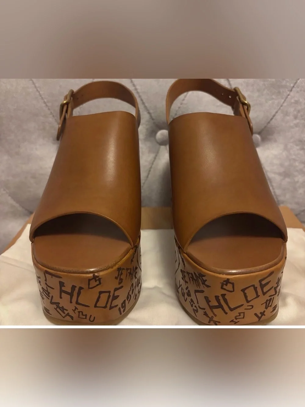 Chloe Maxime Wedge sandals
